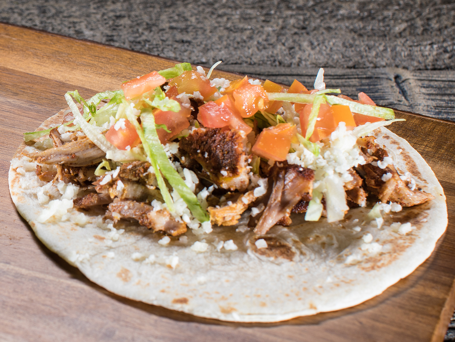 Order American Style Taco - a la carte food online from Mixteco Mexican Grill store, Chicago on bringmethat.com