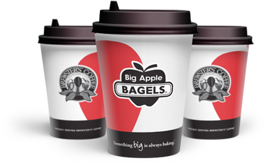 Order Hot Coffee food online from Big Apple Bagels store, Naperville on bringmethat.com