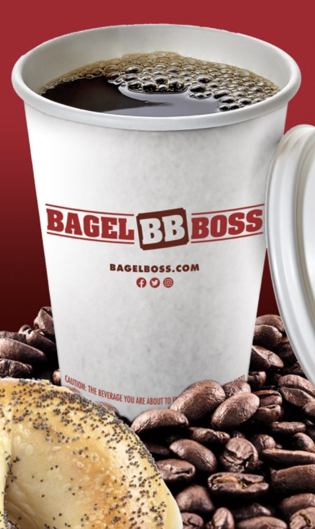 Order Hot Coffee food online from Bagel Boss store, New York on bringmethat.com