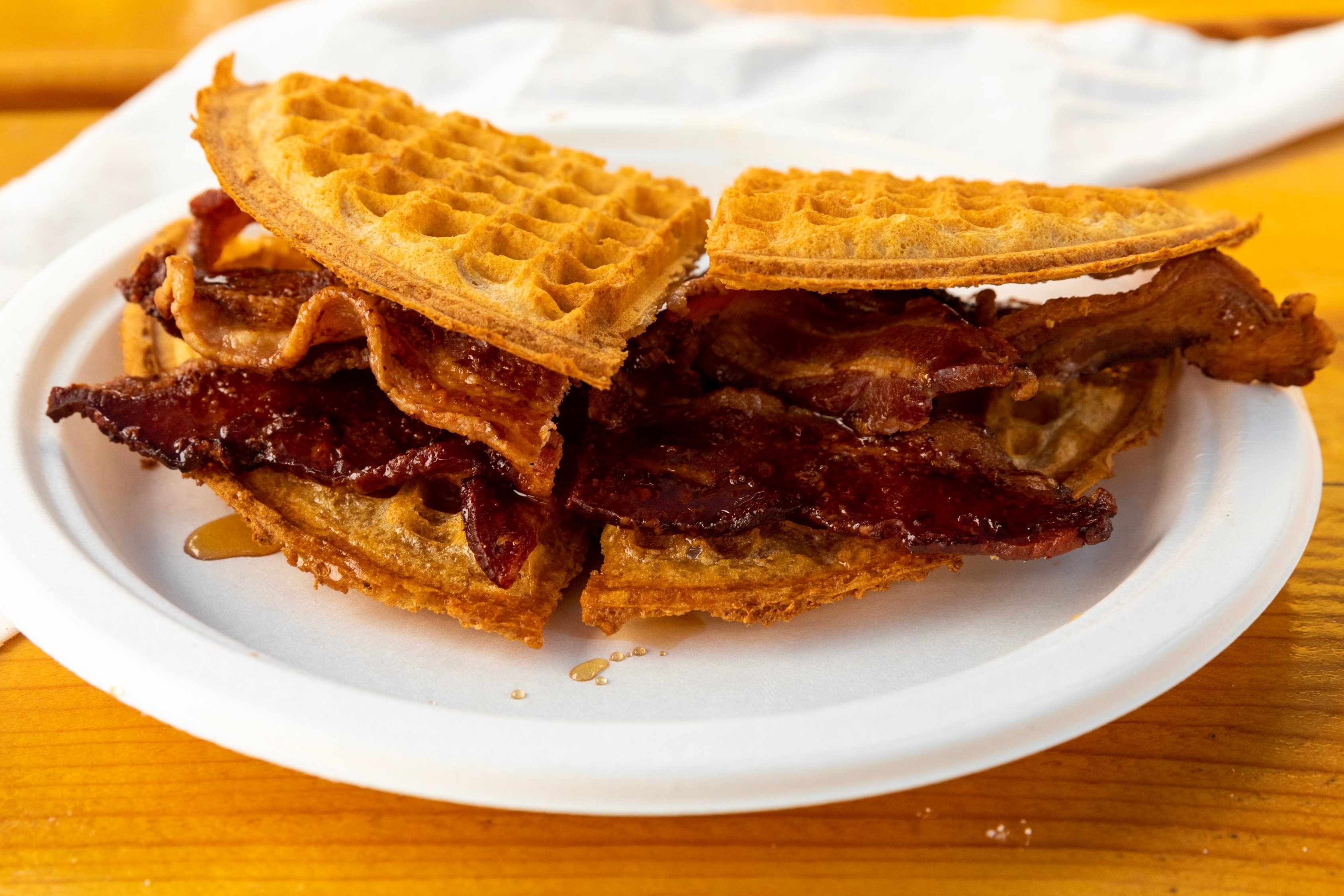 Order Bacon Maple food online from Smaaken Waffle Sandwiches store, Beaverton on bringmethat.com