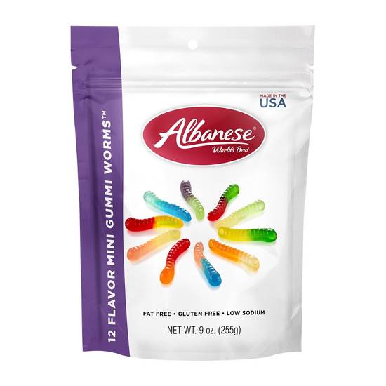 Order Albanese 12 Flavor Mini Gummi Worms, 9 OZ food online from Cvs store, Rochester Hills on bringmethat.com