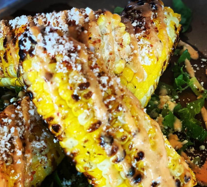 Order 4 Grilled Street Corn food online from My Cielo Taqueria store, Rochester on bringmethat.com