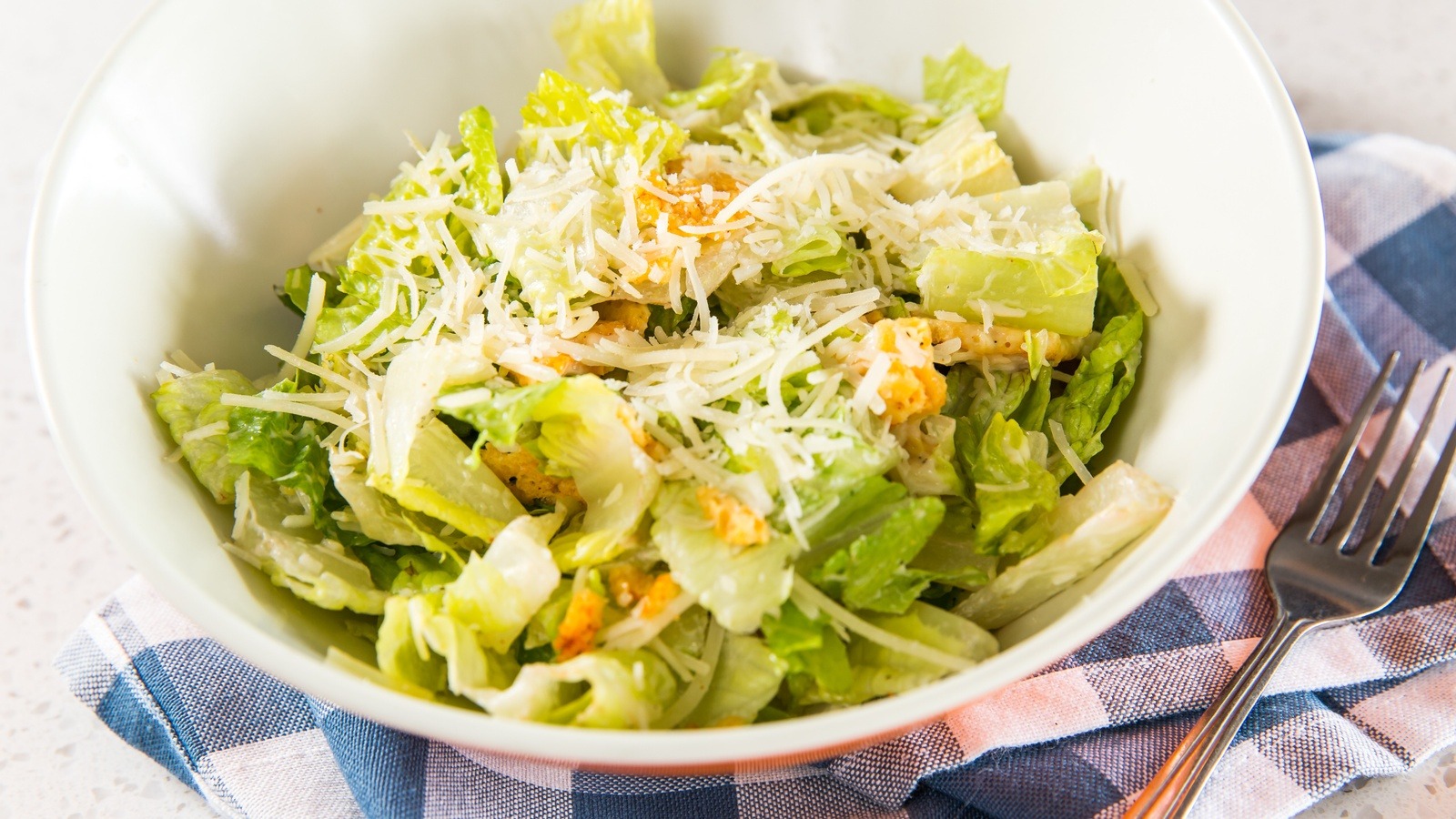 Order Small Caesar Salad food online from Greens and Proteins store, Las Vegas on bringmethat.com