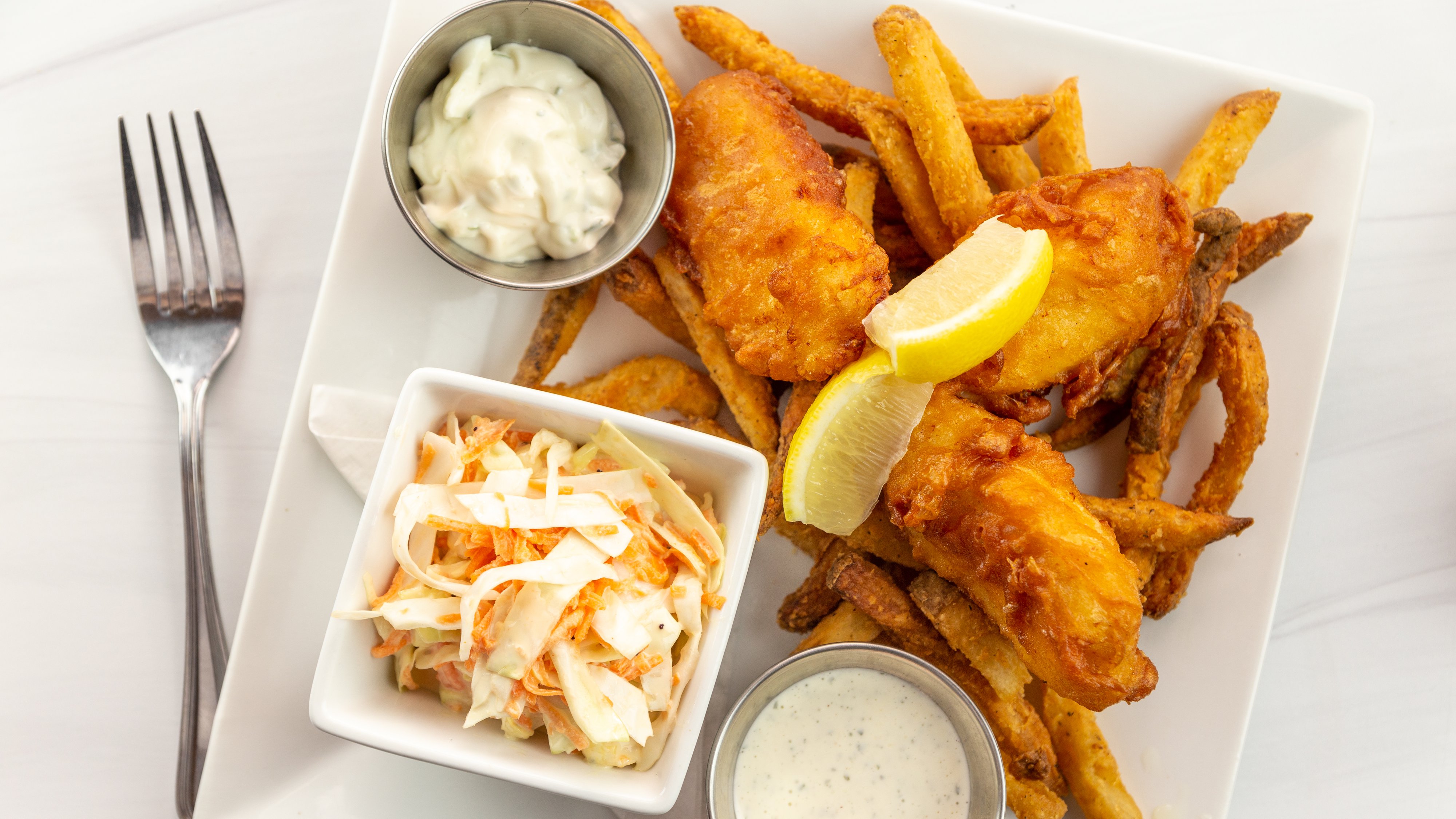 Order Fish and Chips  food online from Wild River Brewing & Pizza store, Medford on bringmethat.com