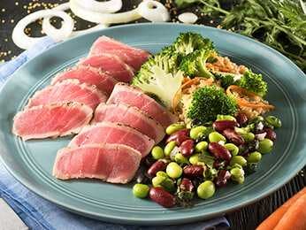 Order Seared Ahi Tuna - Entree food online from Select Pizza | Grill store, Cinnaminson on bringmethat.com