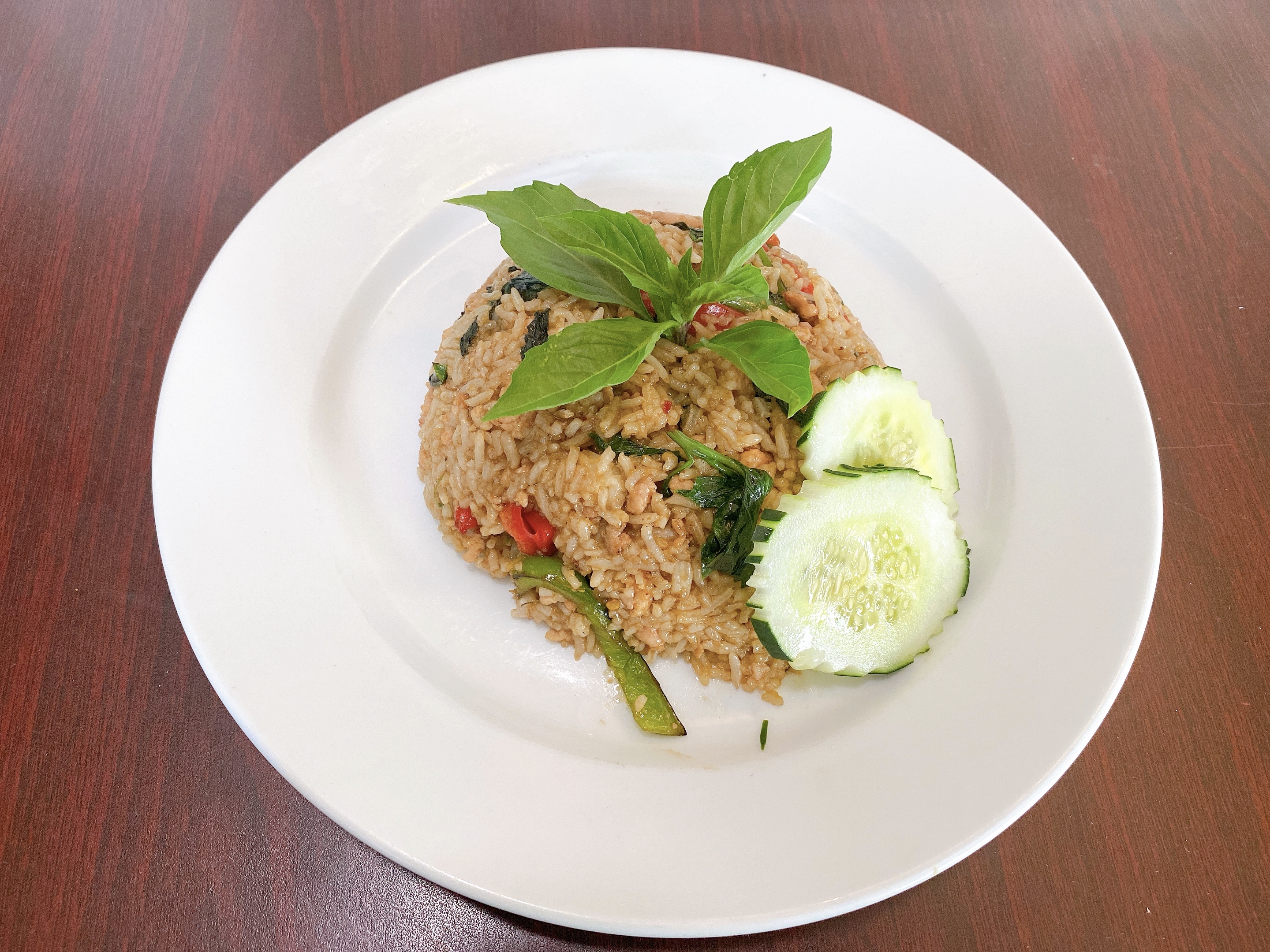 Order Basil Fried Rice food online from Yummy thai cuisine store, Cambridge on bringmethat.com
