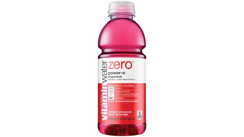 Order Vitaminwater Zero Power-c, Dragonfruit Flavored food online from Star Variety store, Cambridge on bringmethat.com