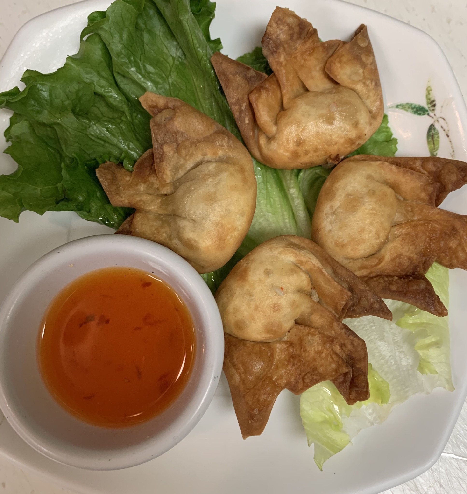 Order 6. Crispy cream cheese wontons - Hoanh Thanh food online from Yummy Pho store, Oceanside on bringmethat.com