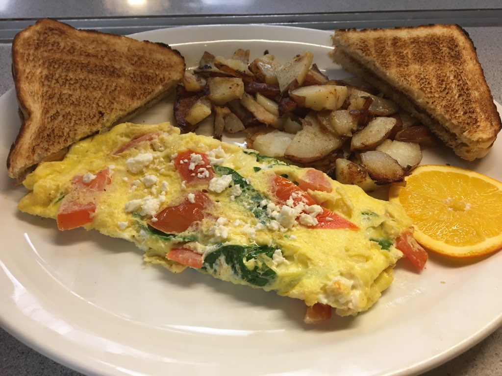 Order Greek Omelet food online from Cafe With Soul store, Doylestown on bringmethat.com