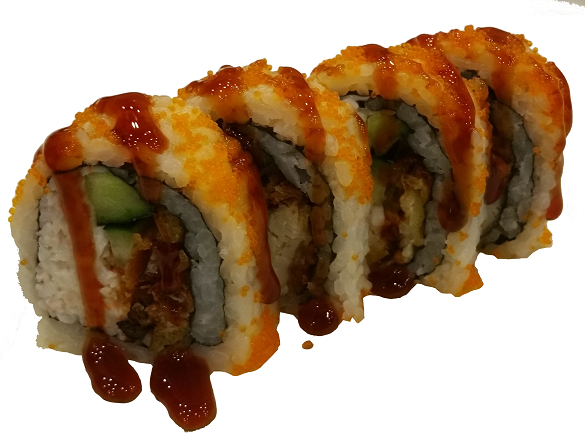 Order Spider Roll ( 4 pc ) food online from Oishii Sushi store, Springfield on bringmethat.com