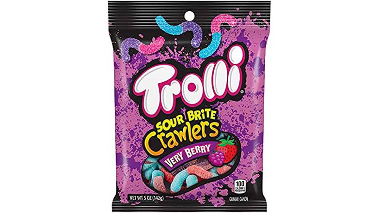 Order Trolli Sour Brite Crawlers Gummy Candy, Very Berry food online from Trumbull Mobil store, Trumbull on bringmethat.com