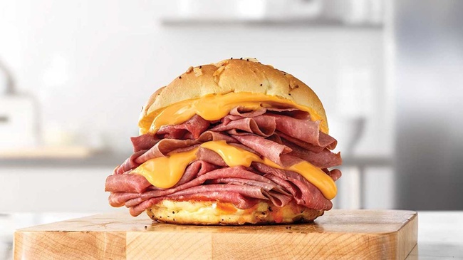 Order Double Beef 'n Cheddar food online from Arby store, Chattanooga on bringmethat.com