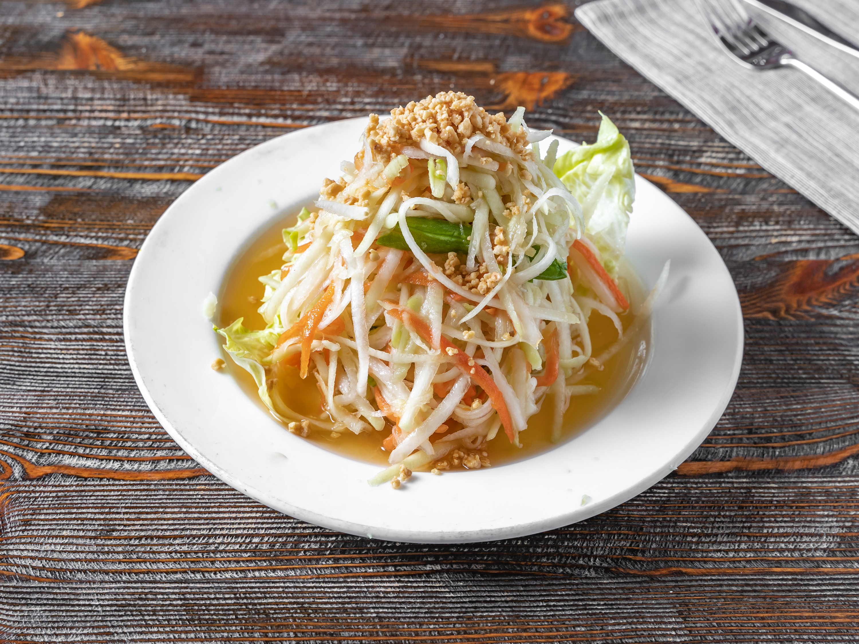 Order Thai Style Papaya Salad  food online from Plump Dumpling store, New York on bringmethat.com