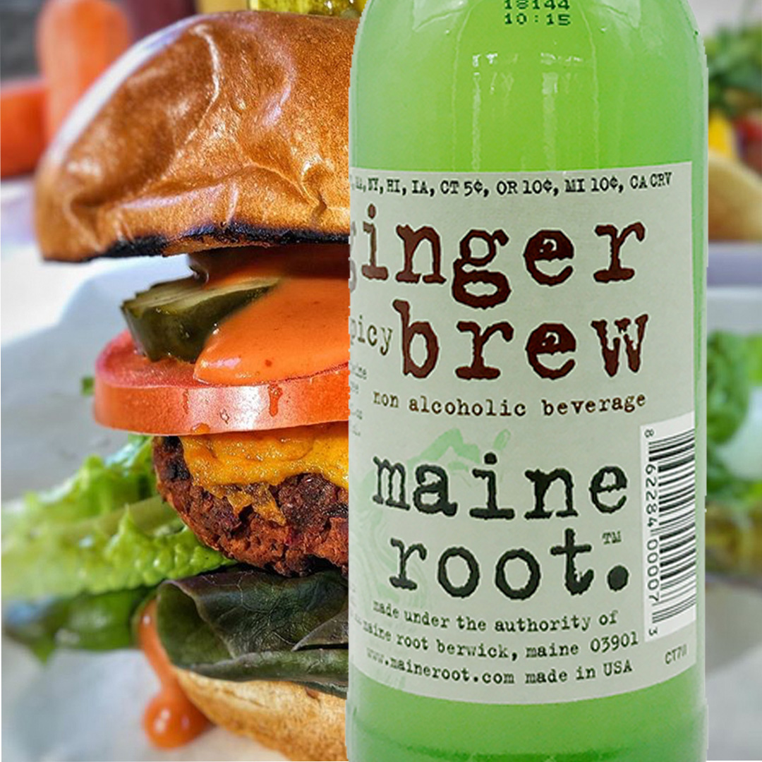Order Ginger Beer - Maine Root Bottled Soda food online from Bubbie Plant Burgers store, Washington on bringmethat.com