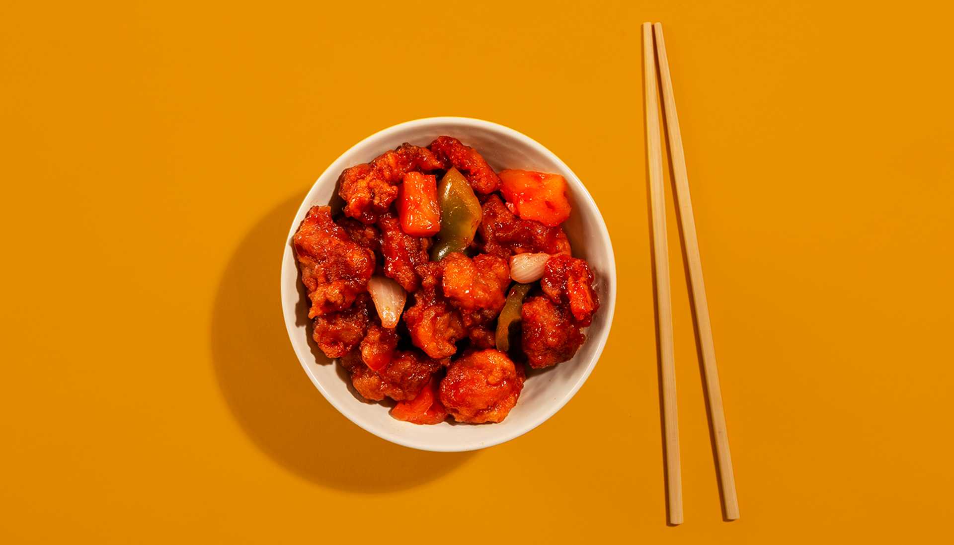 Order Sweet and Sour Chicken food online from Blazin' Bamboo store, San Francisco on bringmethat.com
