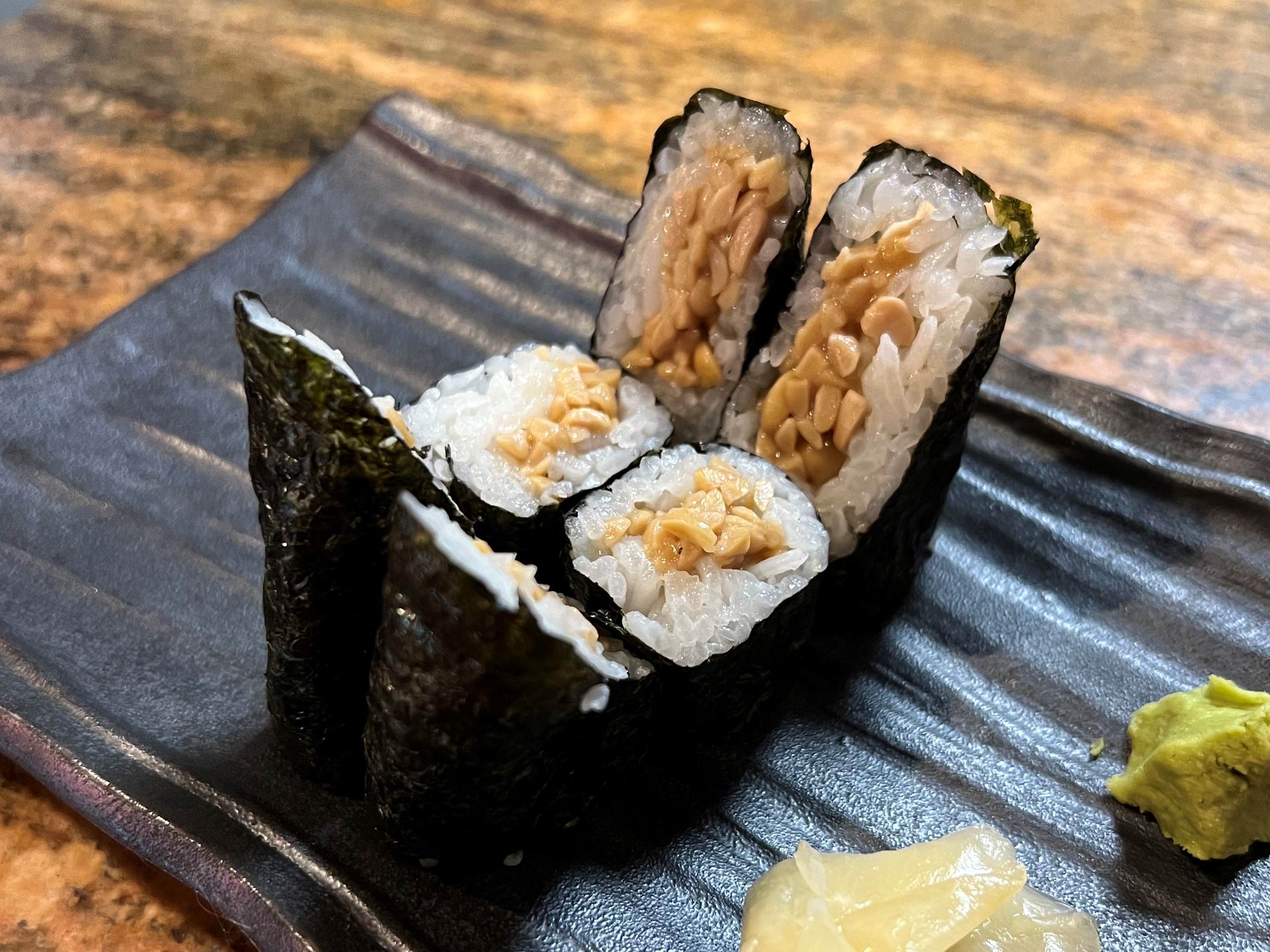 Order Natto Roll  food online from Ichiza Sake House store, Las Vegas on bringmethat.com
