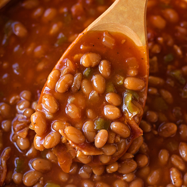Order Slow Cooked Baked Beans food online from Bubbie Plant Burgers store, Washington on bringmethat.com