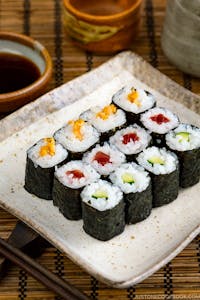 Order Any 3 Rolls food online from Oyama Sushi & Steakhouse store, Cedar Rapids on bringmethat.com