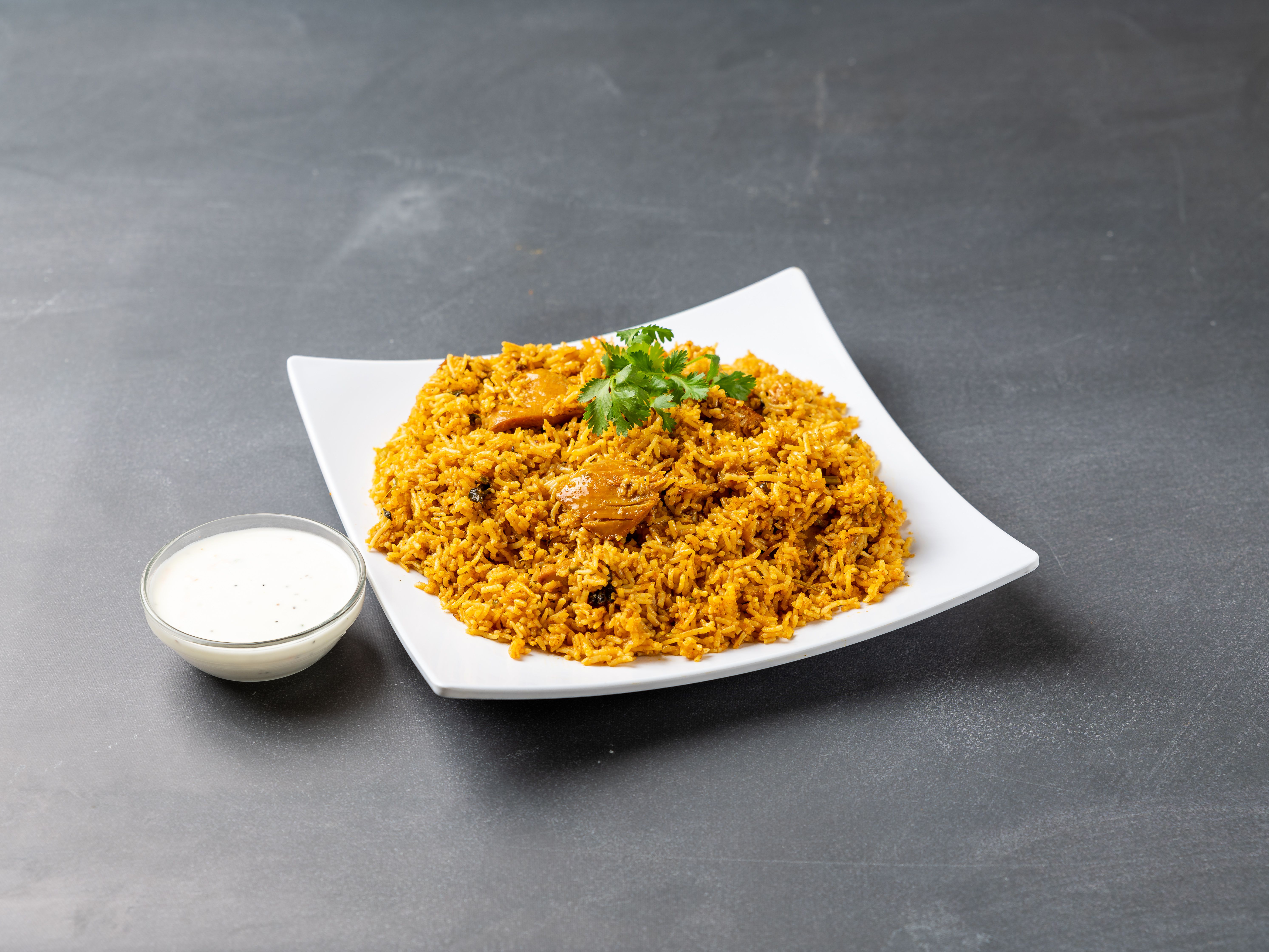 Order 42. Chicken Biryani food online from All India Restaurant store, Pittsburgh on bringmethat.com