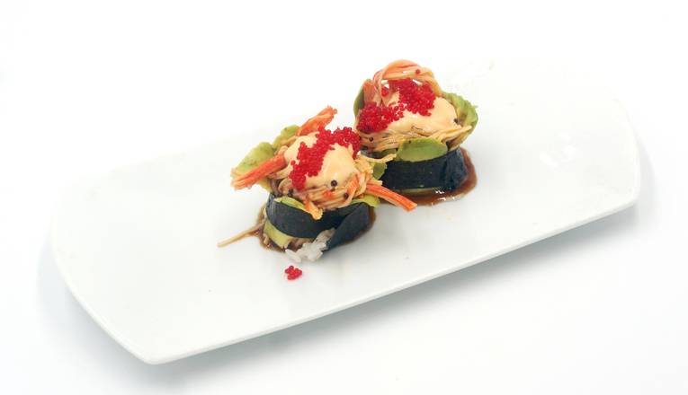 Order 955 Hibiscus Avocado Crab (4 pc) food online from 8000 Miles store, Roselle on bringmethat.com