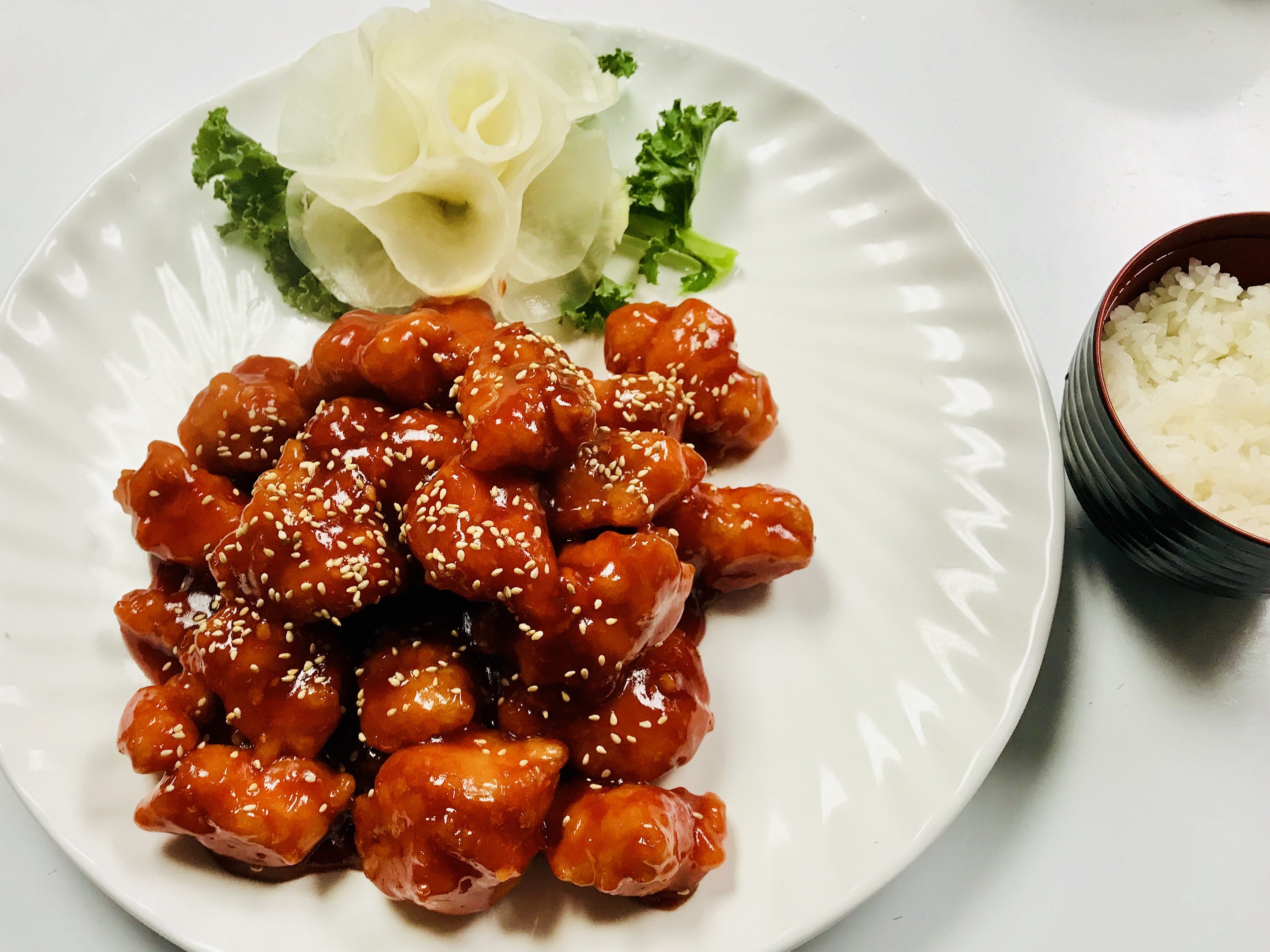 Order C02.White Meat Sesame Chicken food online from Teng Da Asian Fusion store, Jenkintown on bringmethat.com