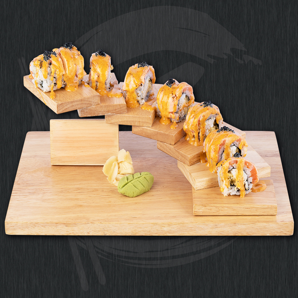 Order Sunset roll food online from Zane Japanese Eatery store, Germantown on bringmethat.com