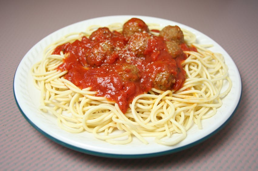 Order Pasta with Meatball - Pasta food online from Busy Bee Pizza & Subs store, Amesbury on bringmethat.com