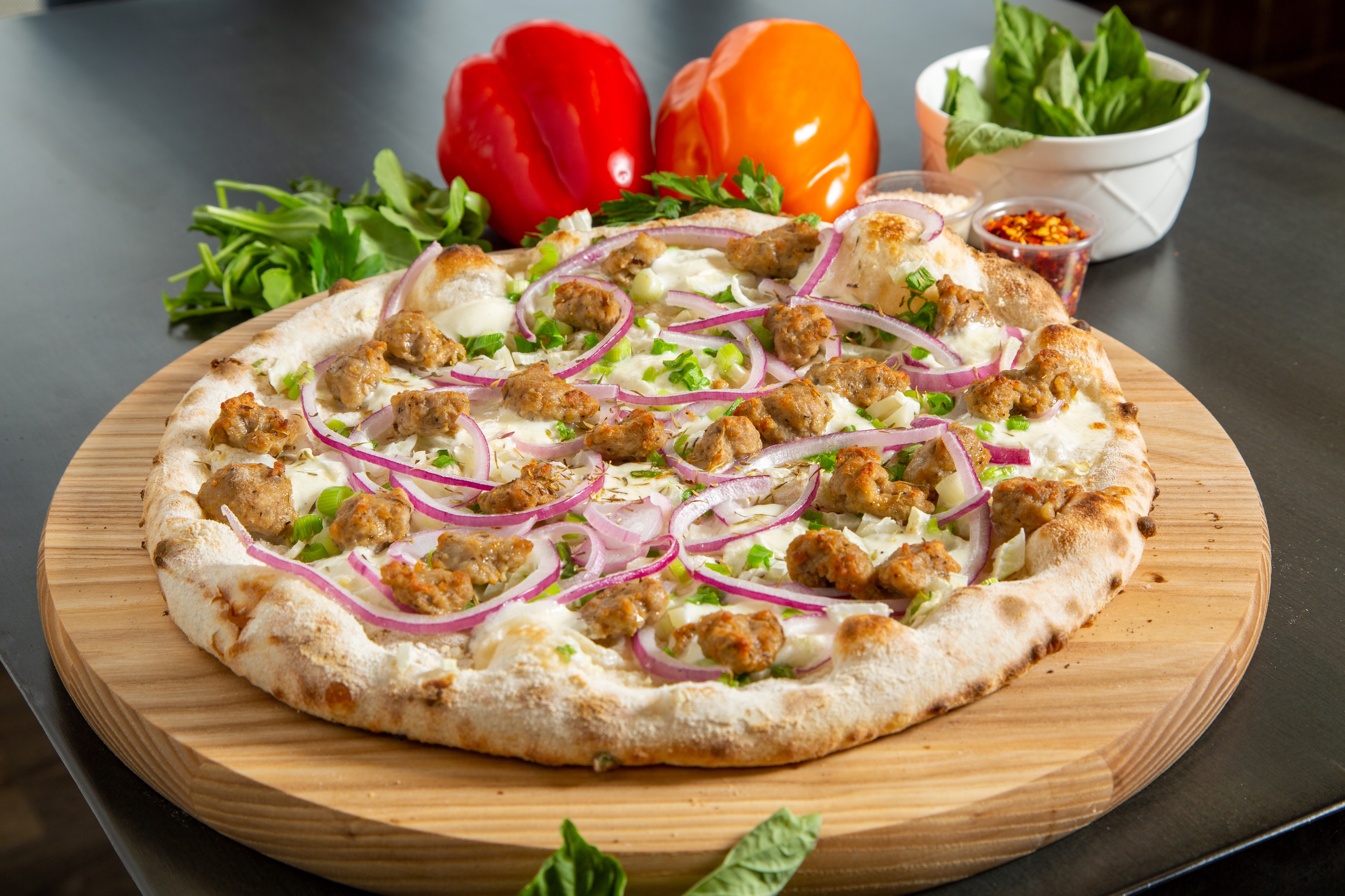 Order Fennel Thyme Sausage Pizza food online from Pizza Exclusive store, Naperville on bringmethat.com