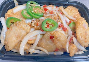 Order Salt & Pepper Fish Fillet food online from China Hut store, Chicago on bringmethat.com