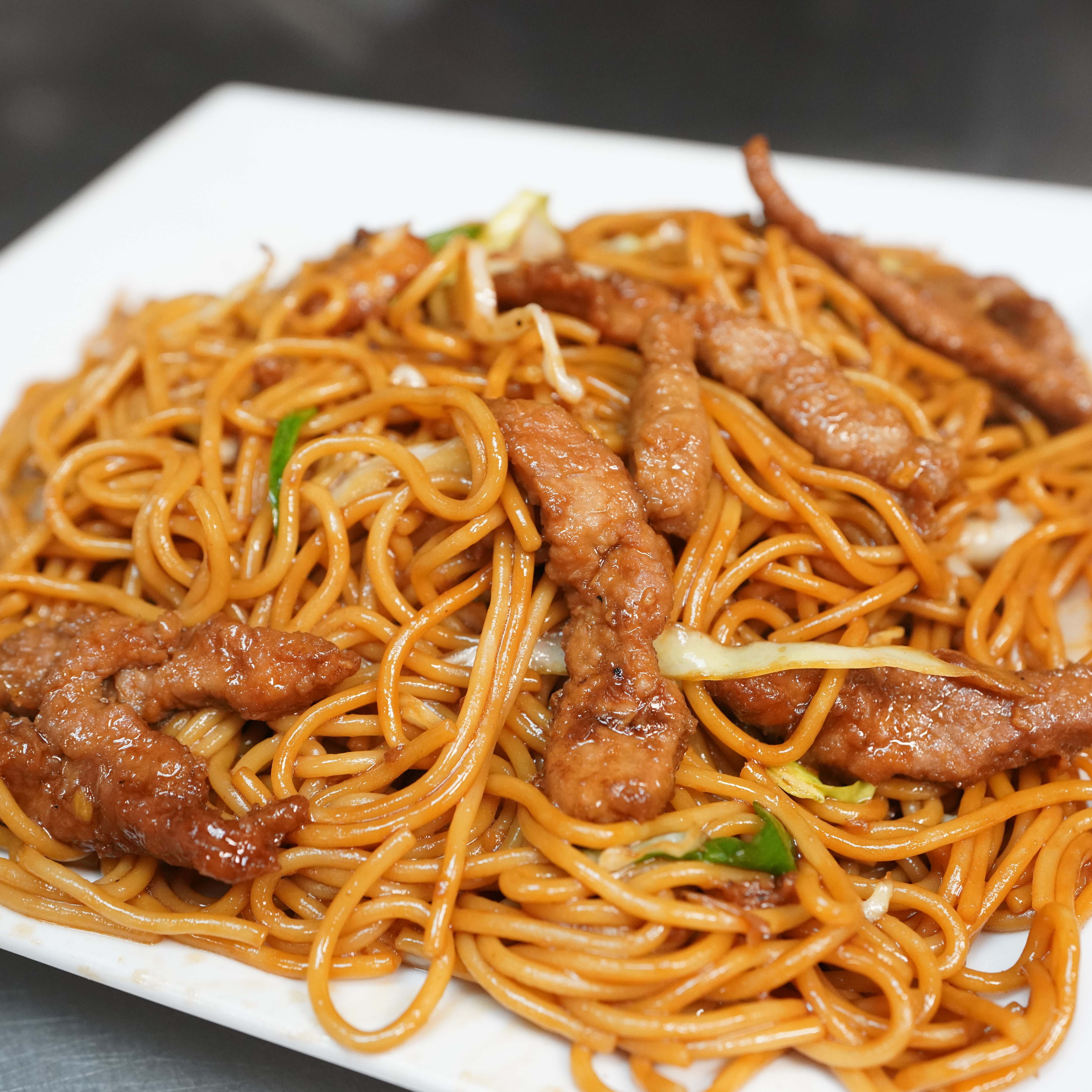 Order Combo - Lo Mein with Vegetables or Chicken food online from Red Pepper Chinese Restaurant store, RICHFIELD on bringmethat.com