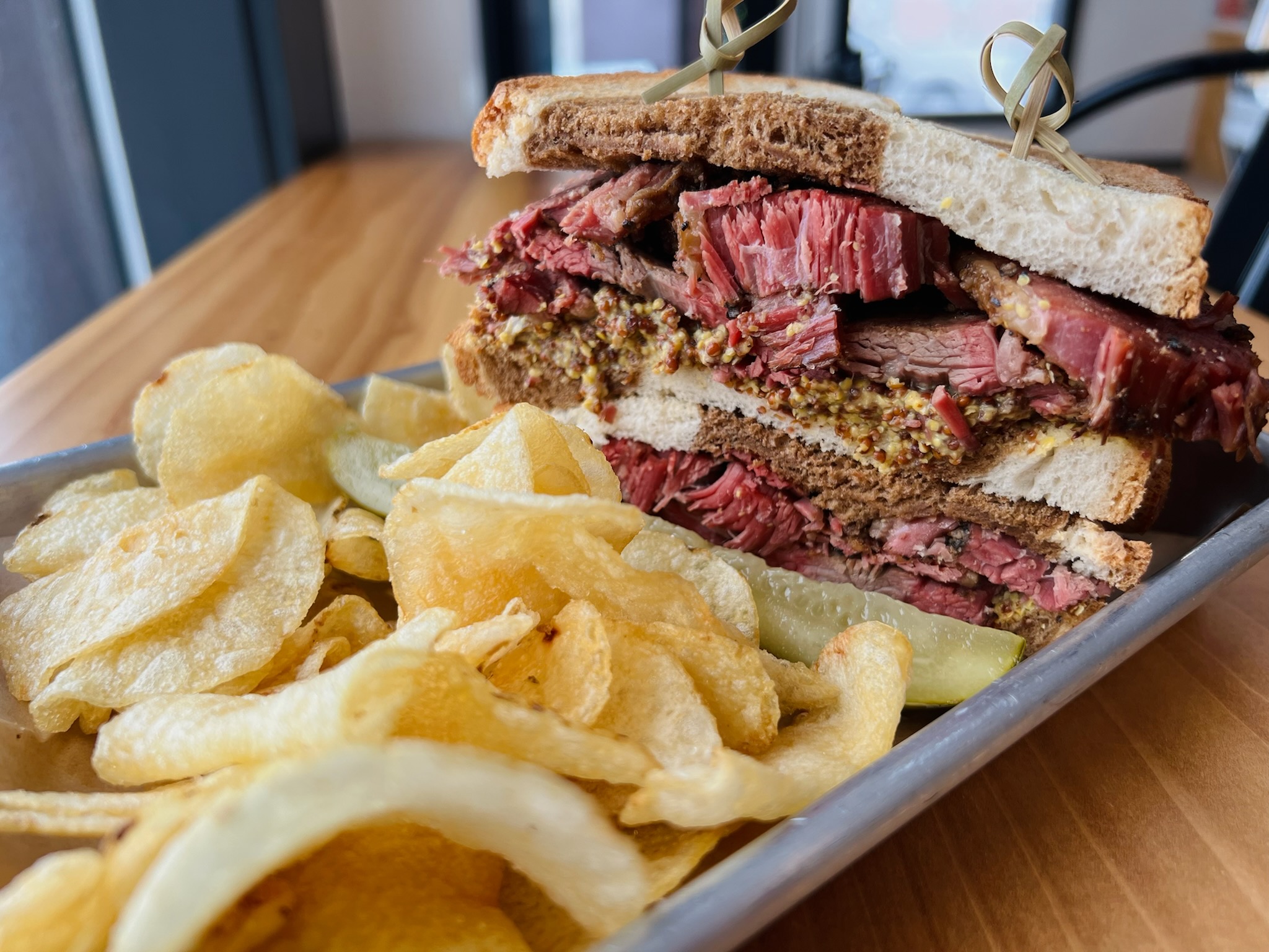 Order Hand Cut Pastrami (Tuesday and Friday Only) food online from Cure Delicatessen And Provisions store, Syracuse on bringmethat.com