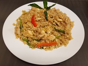Order Spicy Basil Fried Rice food online from Simply Thai store, Fort Collins on bringmethat.com