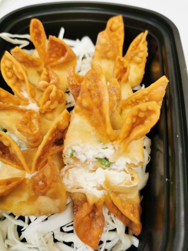 Order 106. Crab Rangoon food online from New New Buffet store, Addison on bringmethat.com