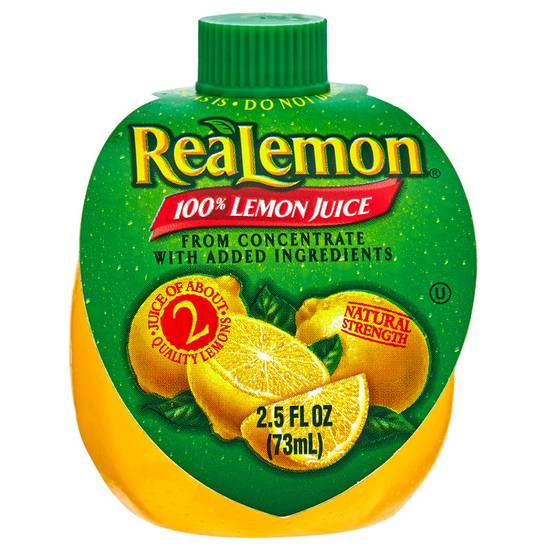 Order ReaLemon Lemon Juice 2.5oz food online from Everyday Needs by Gopuff store, Stamford on bringmethat.com