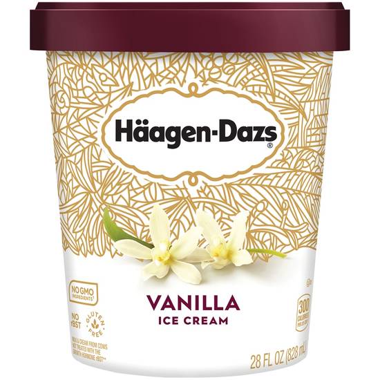 Order Haagen-Dazs Vanilla Ice Cream, 28 OZ food online from Cvs store, AURORA on bringmethat.com