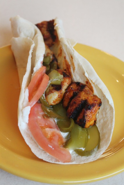 Order Chicken Tawook Wrap food online from Saffron Sky store, Fort Worth on bringmethat.com