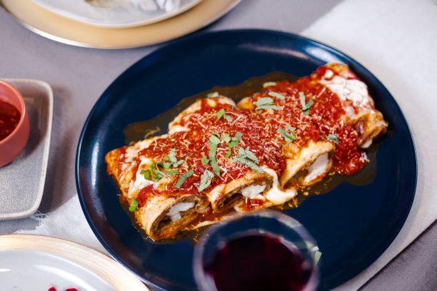 Order Eggplant Rollatini Family Style food online from Limoncello store, West Chester on bringmethat.com