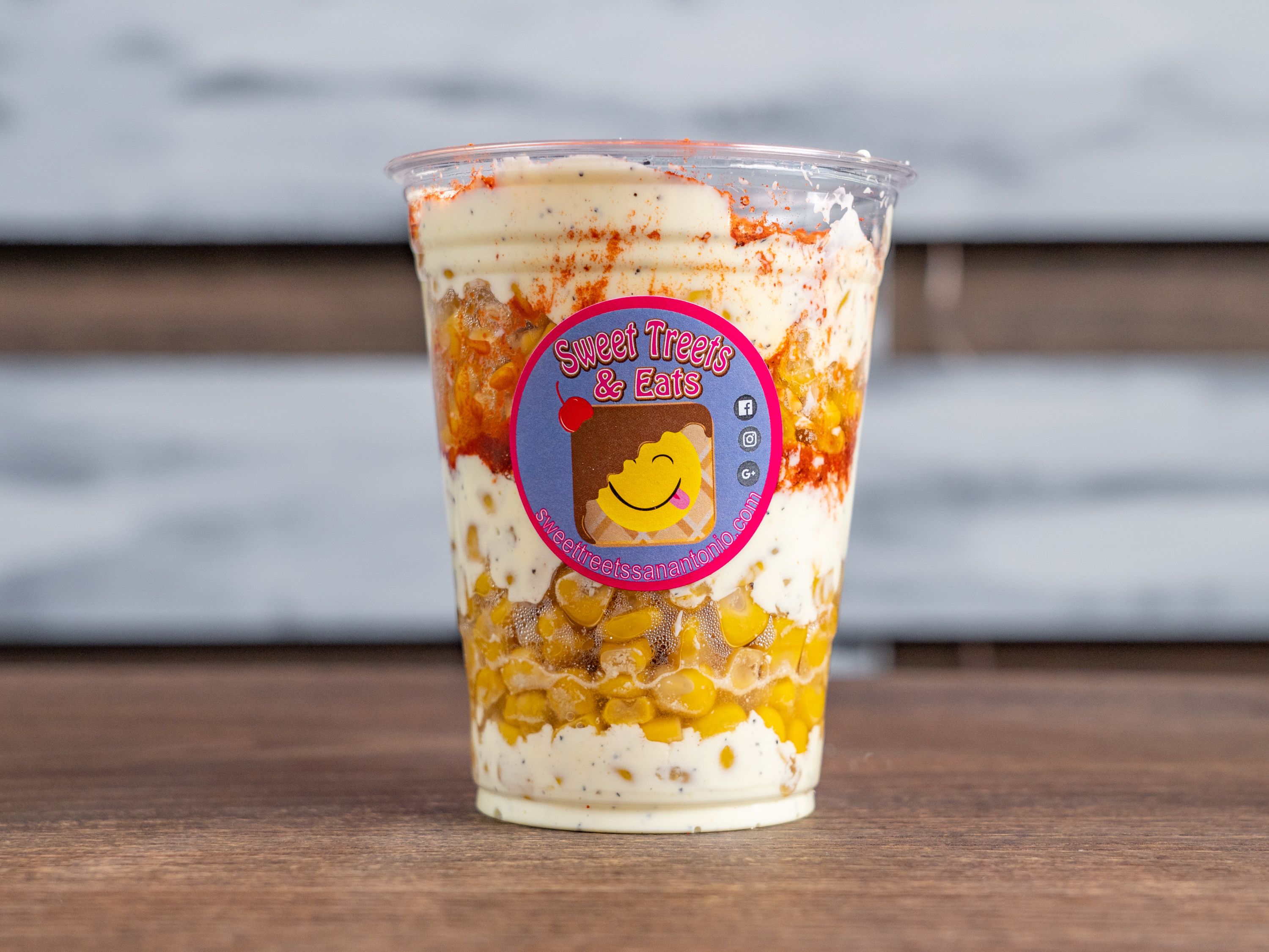 Order Corn in A Cup food online from Sweet Treets store, San Antonio on bringmethat.com