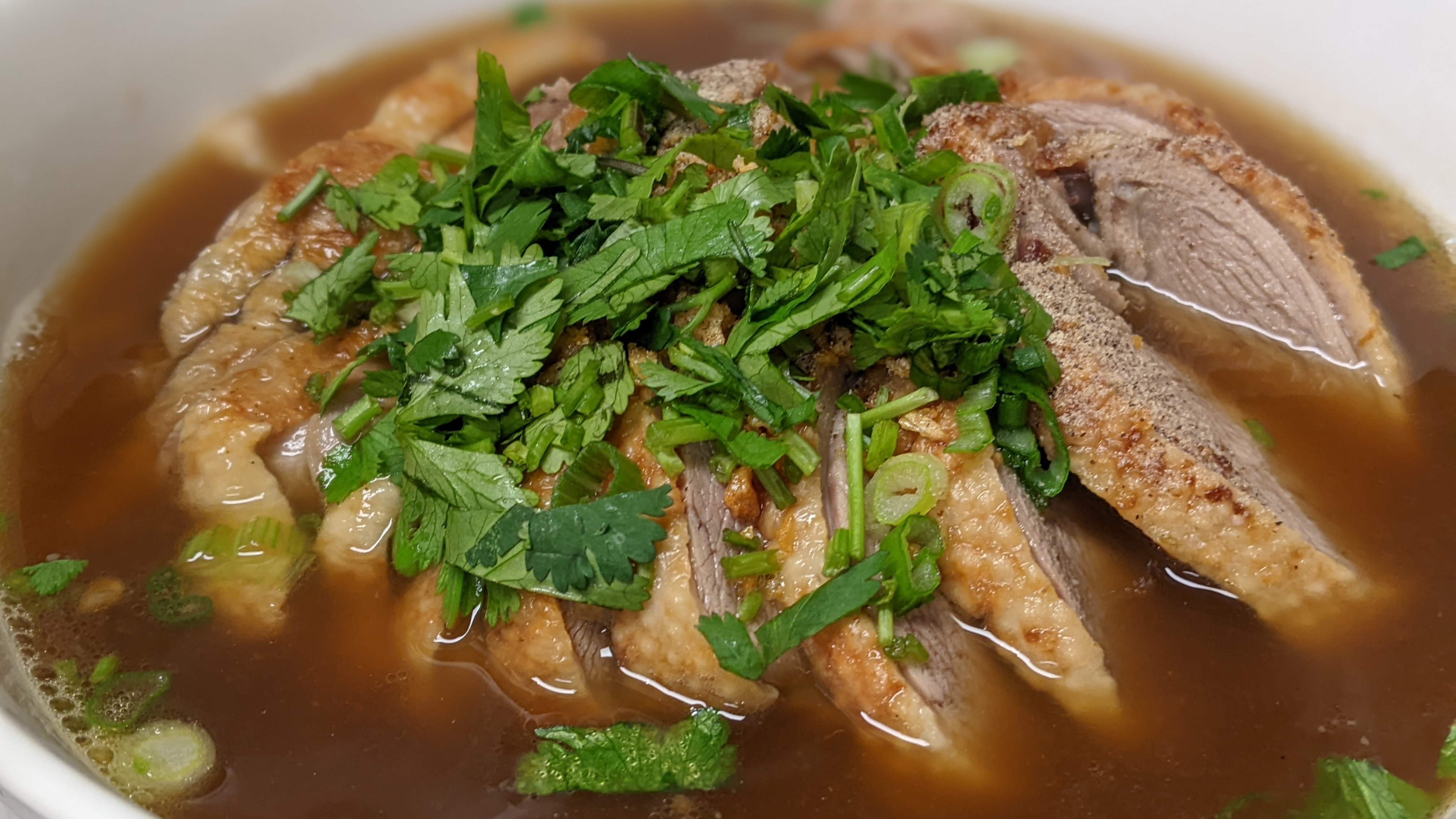 Order Duck Noodle Soup food online from Rice Pot Thai Cuisine store, New Haven on bringmethat.com