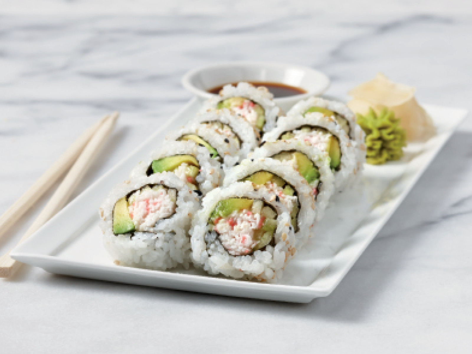 Order California Roll food online from Hy-Vee Mealtime store, Dubuque on bringmethat.com