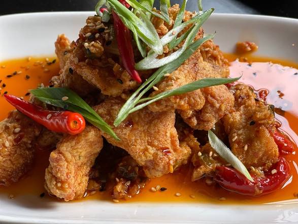 Order Szechuan Fried Chicken food online from Bamboo Restaurant store, Southampton on bringmethat.com
