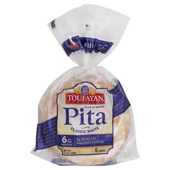 Order Toufayan Pita Bread White food online from Deerings Market store, Traverse City on bringmethat.com