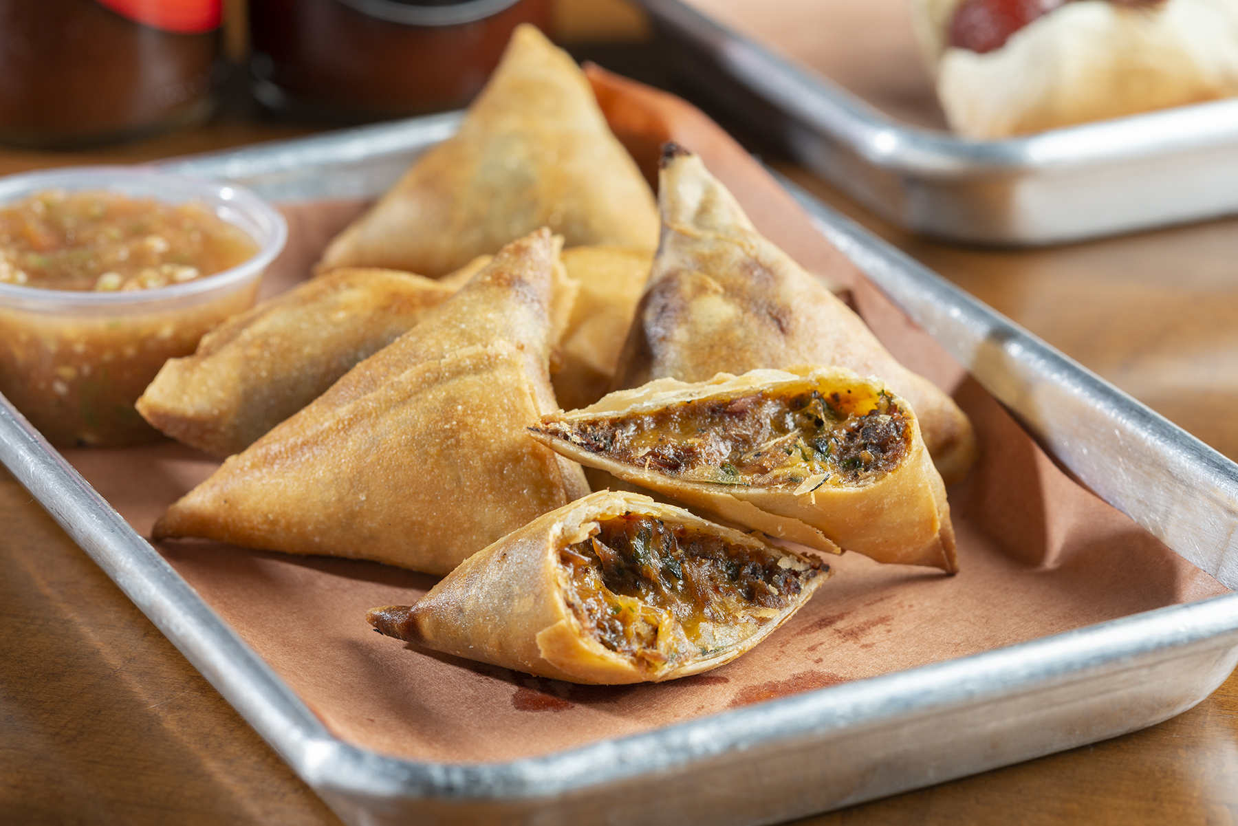 Order Smoked Samosas food online from Noah Smokehouse store, Dearborn on bringmethat.com