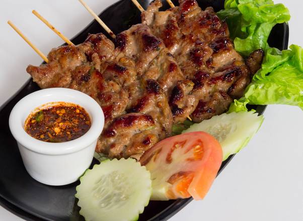 Order Grilled Pork (Moo Ping) food online from Panang South Okc store, Oklahoma City on bringmethat.com