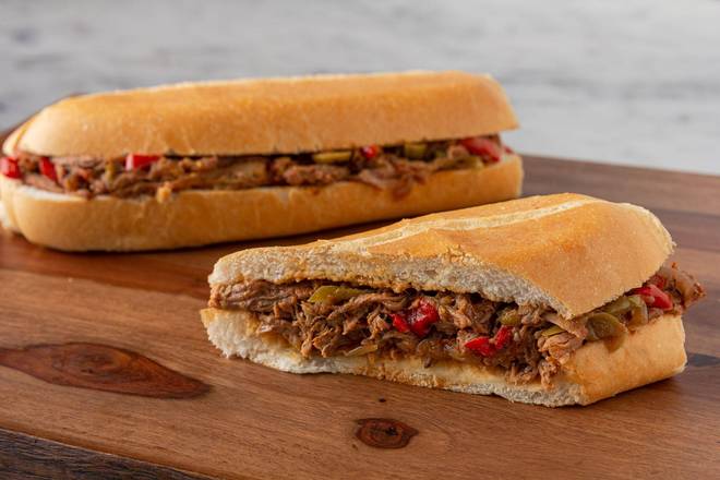 Order Ropa Vieja Sandwich (Cuban-Style Stewed Beef) food online from Porto's Bakery & Cafe store, Downey on bringmethat.com