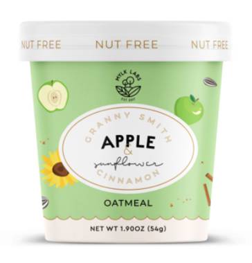 Order Mylk Labs Granny Smith Apple & Sunflower Cinnamon Oatmeal 2oz food online from Everyday Needs by Gopuff store, Ventura on bringmethat.com