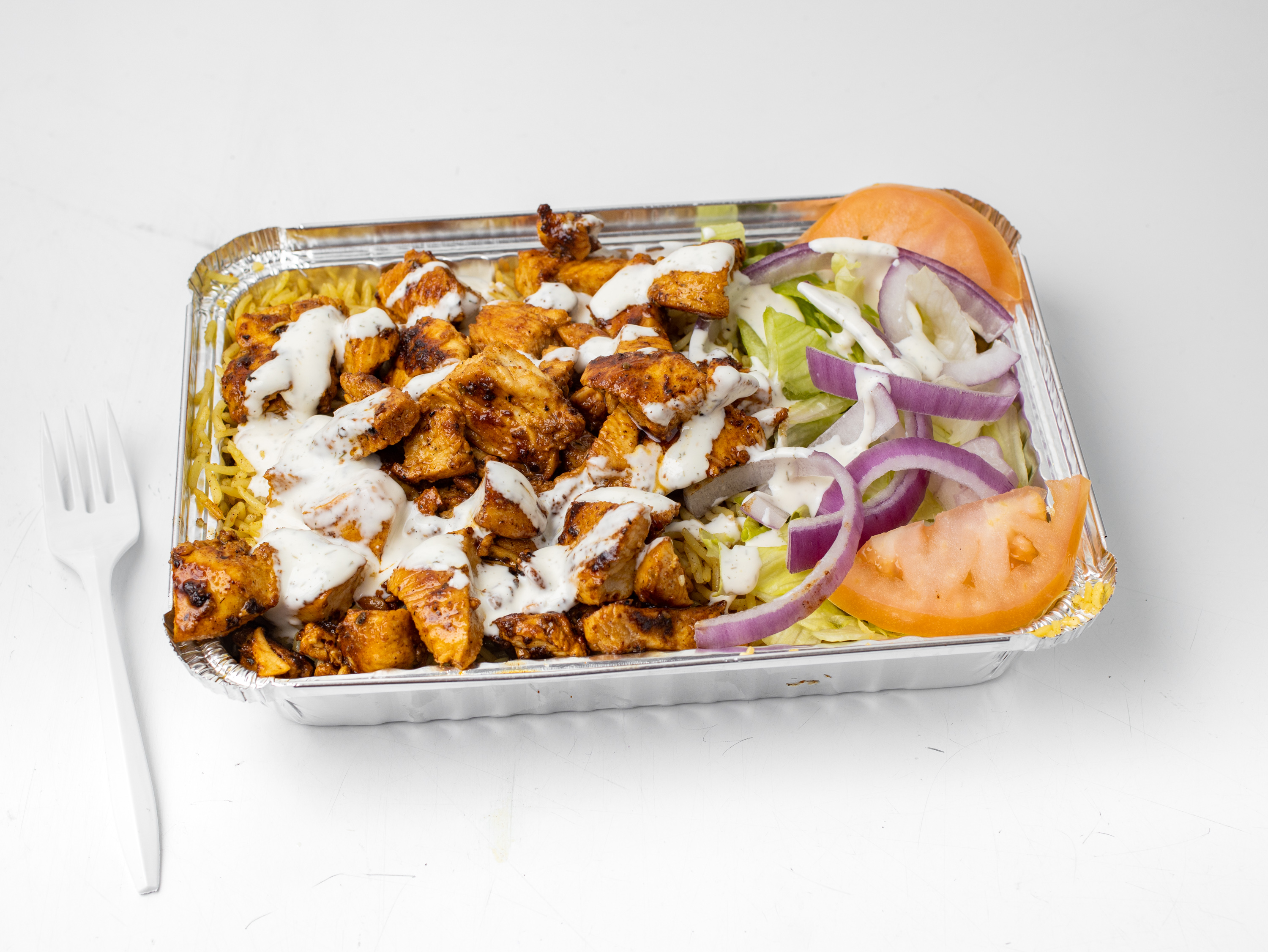 Order Chicken Over Rice food online from Kennedy Fried Chicken store, Richmond Hill on bringmethat.com