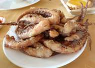 Order A15. Octopus Deep Fried food online from Toledo Thai Restaurant store, Toledo on bringmethat.com