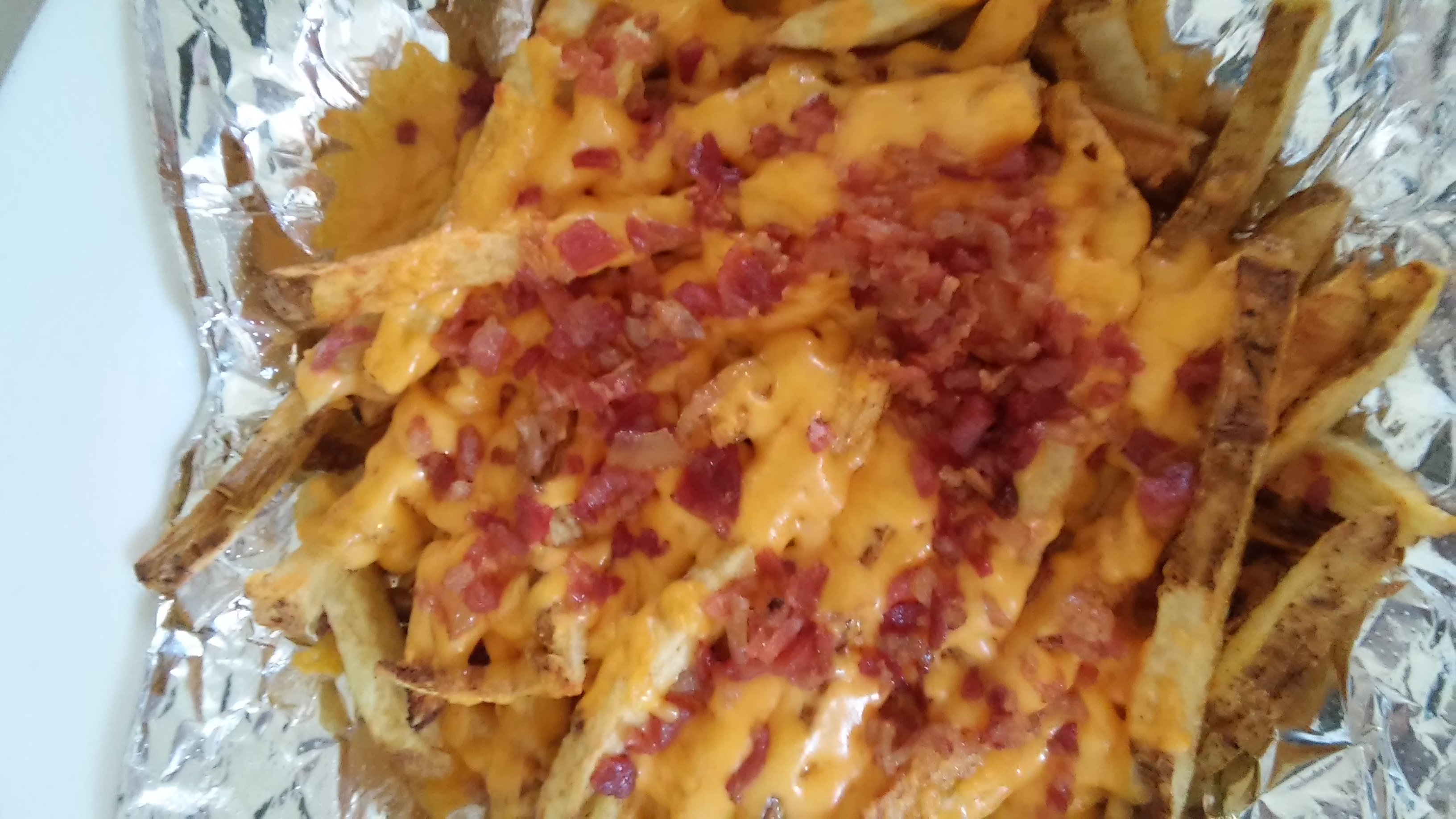 Order Bacon and Cheese Fries food online from Pizza Bistro store, West Mifflin on bringmethat.com