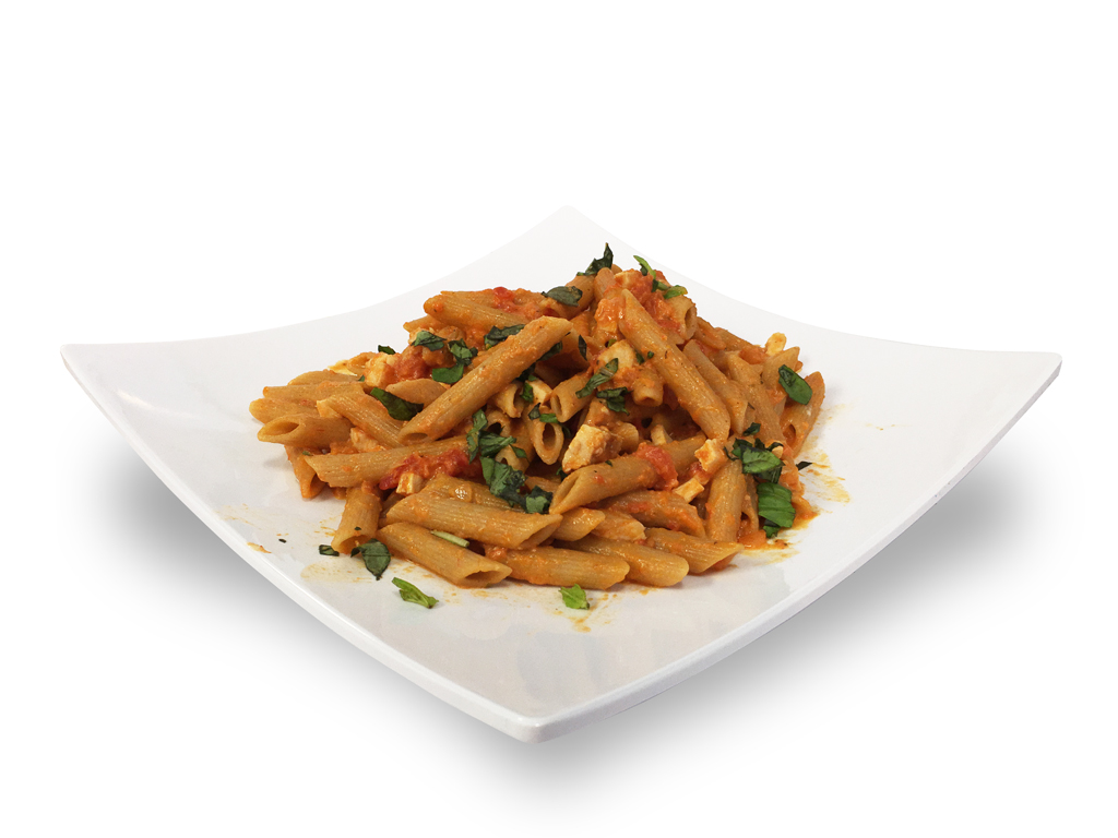 Order Penne with Chicken in Pink Sauce food online from Pizza man & italian cuisine store, Pasadena on bringmethat.com